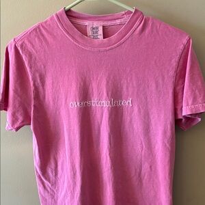 Comfort Colors Vibrant Pink Tee